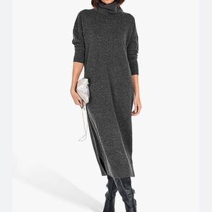 Joe Fresh Cozy Grey Sweater Dress